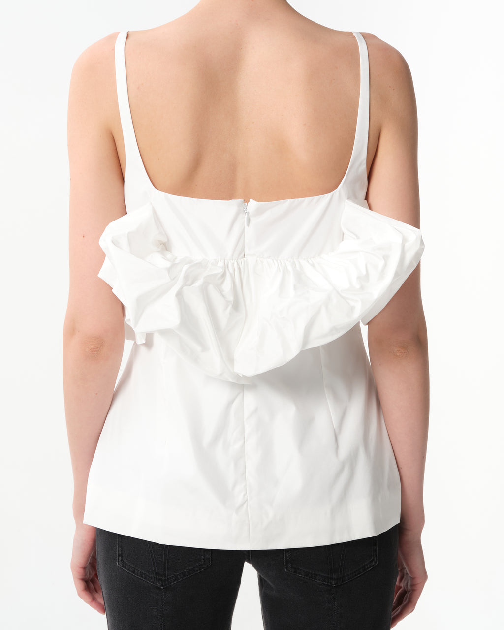 Ruffled Bustier Top