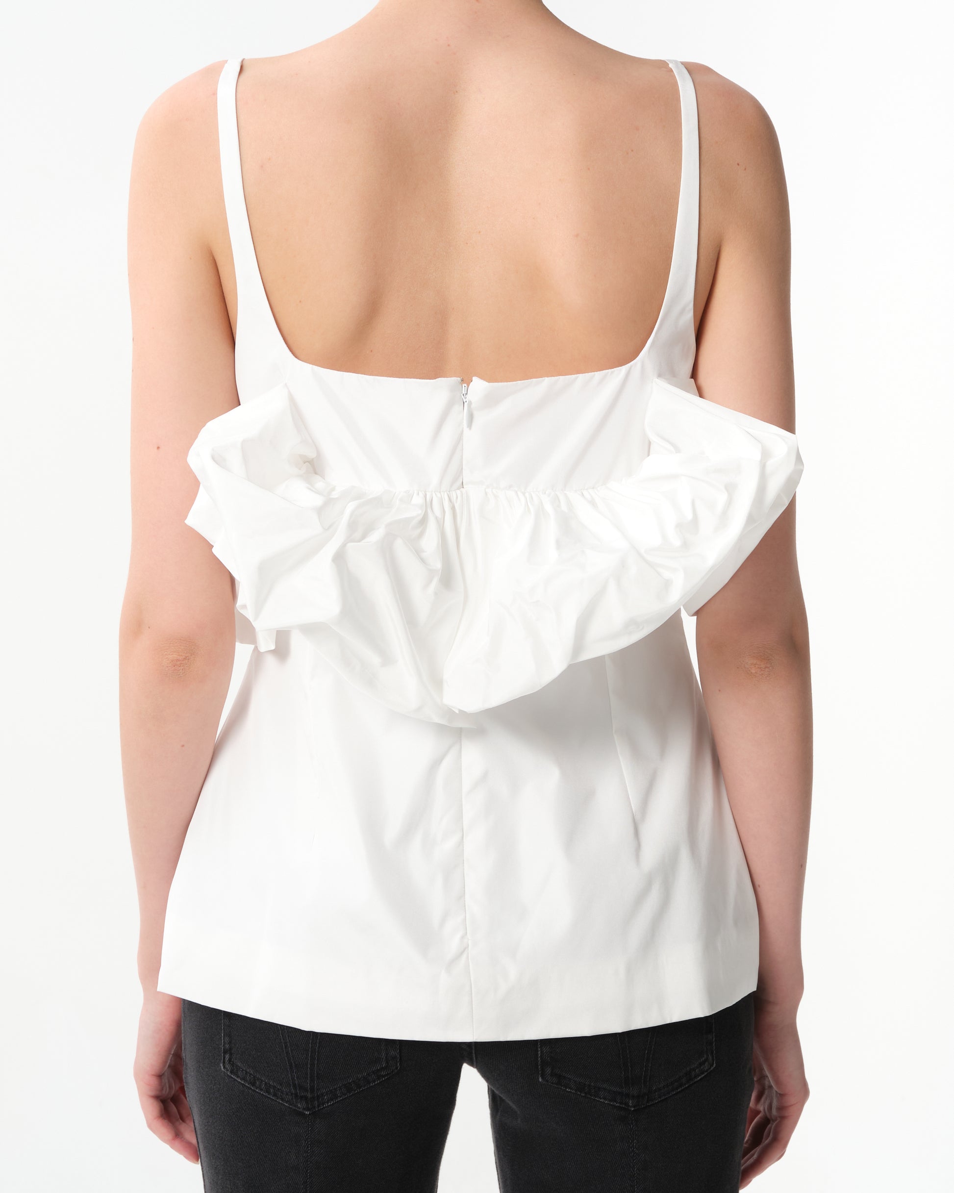 Ruffled Bustier Top