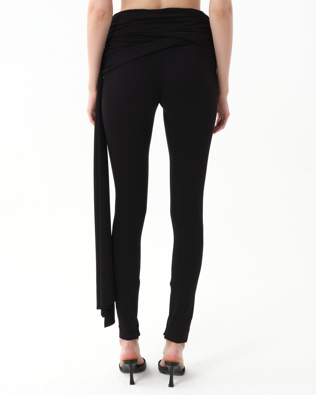 Sash-Detail Leggings