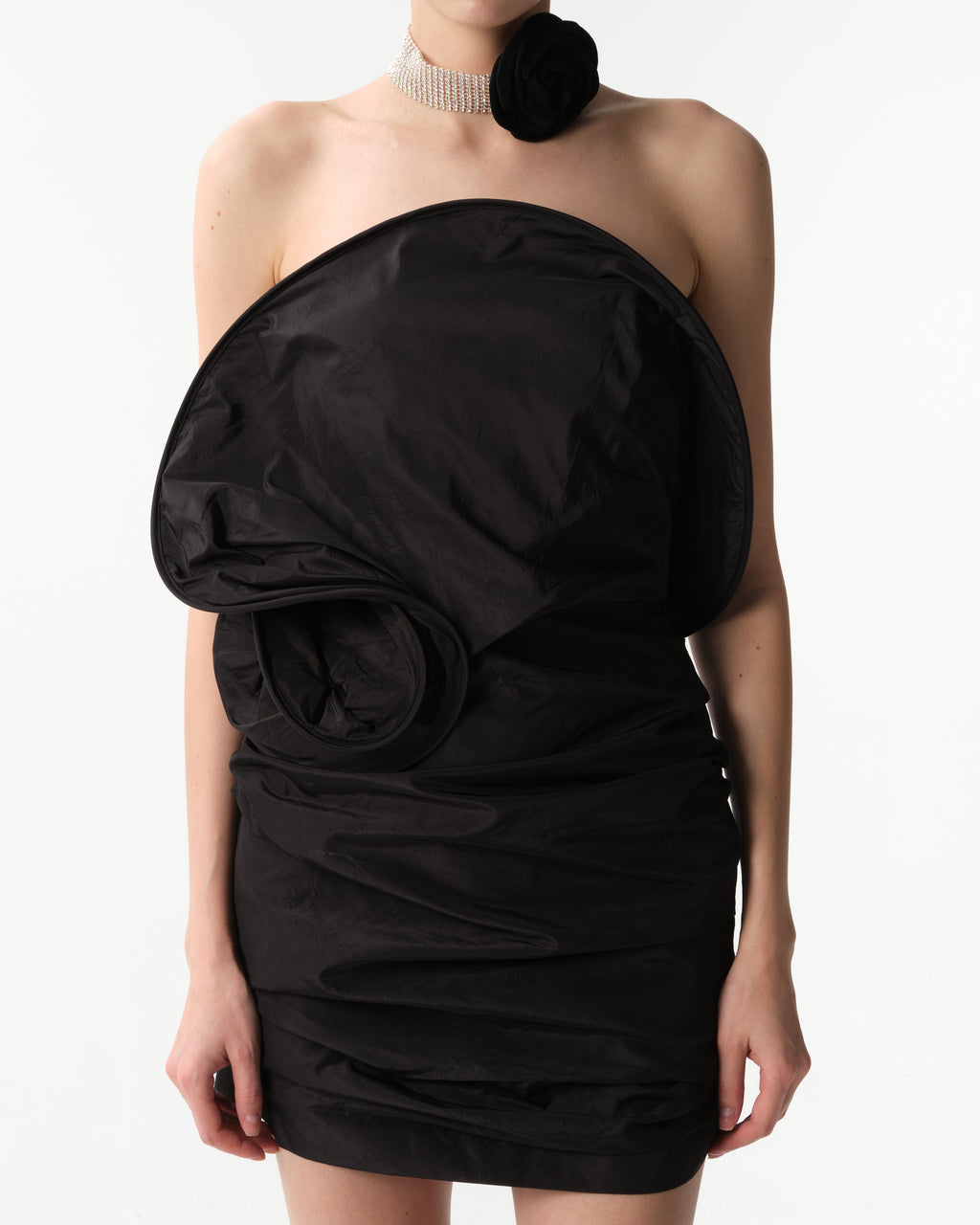 Silk Taffeta Minidress