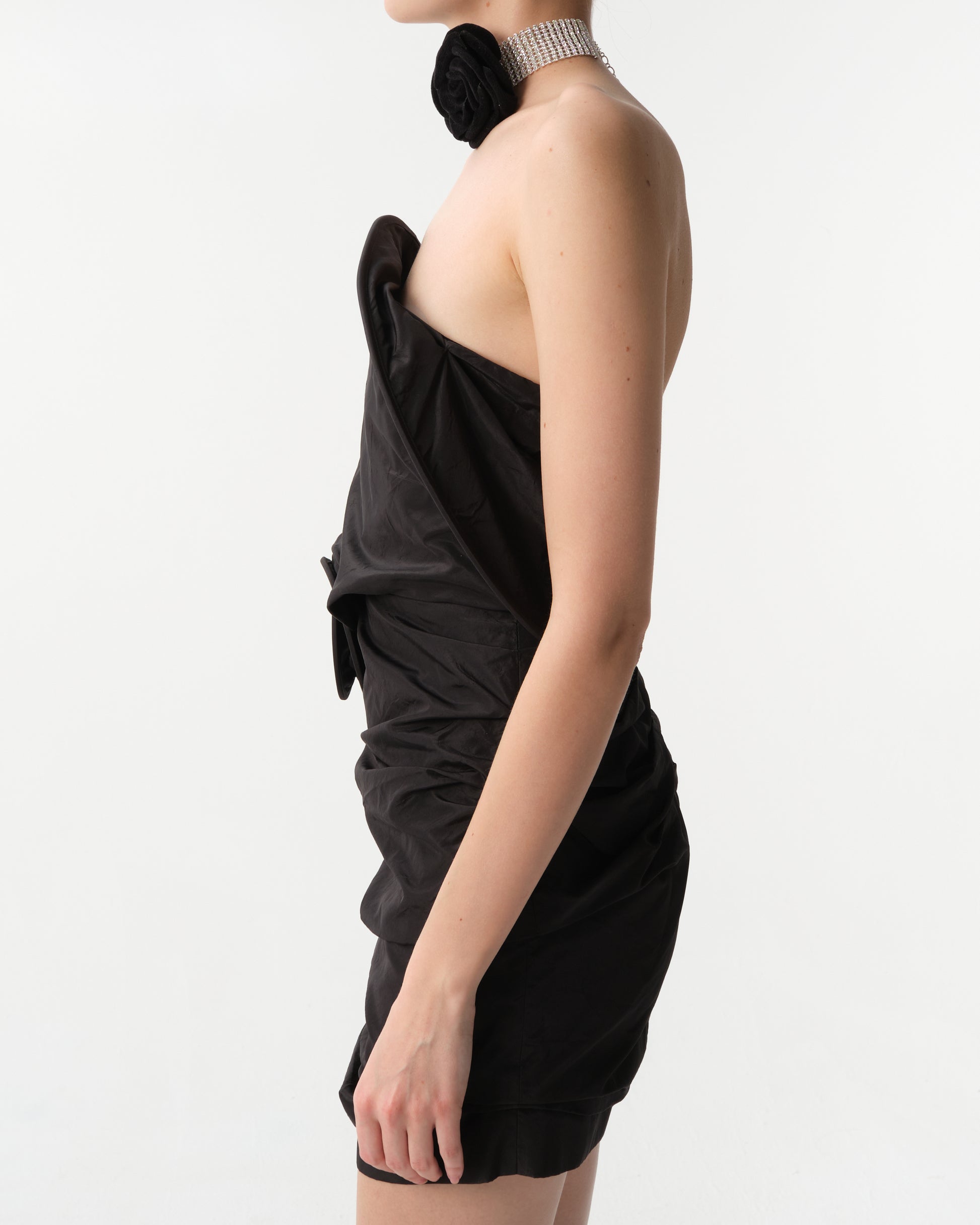 Silk Taffeta Minidress