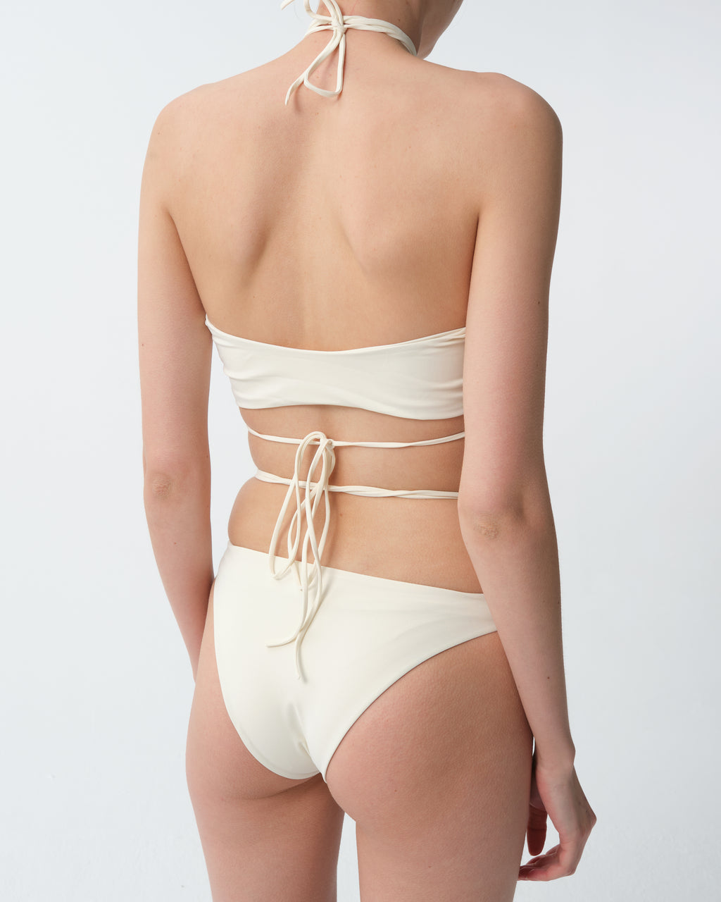 Pearl-Embellished Bikini Top