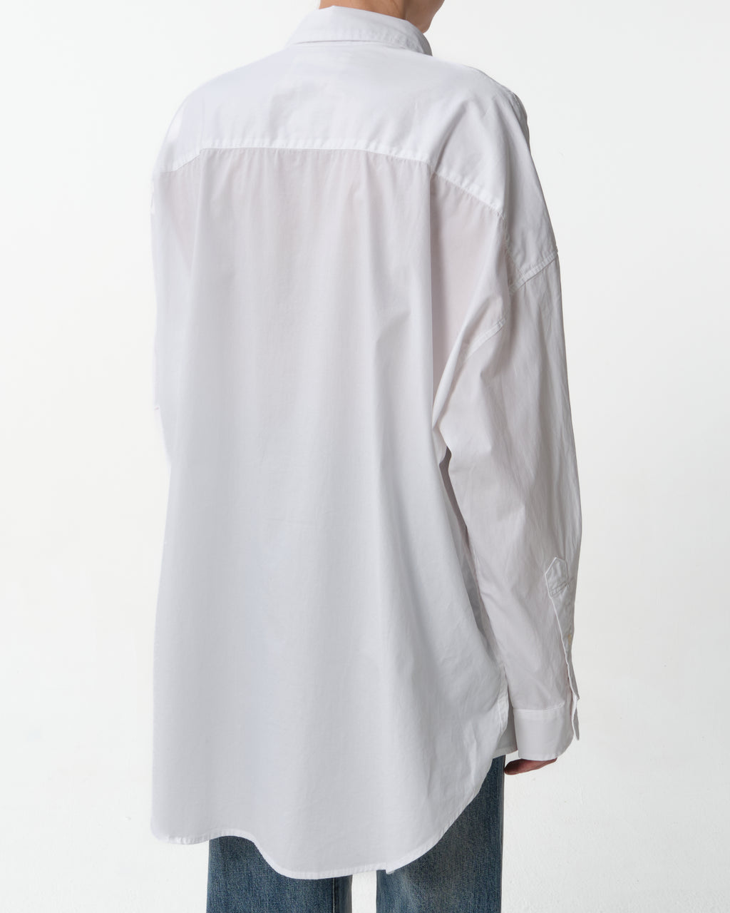 Drop Neck Oxford Shirt