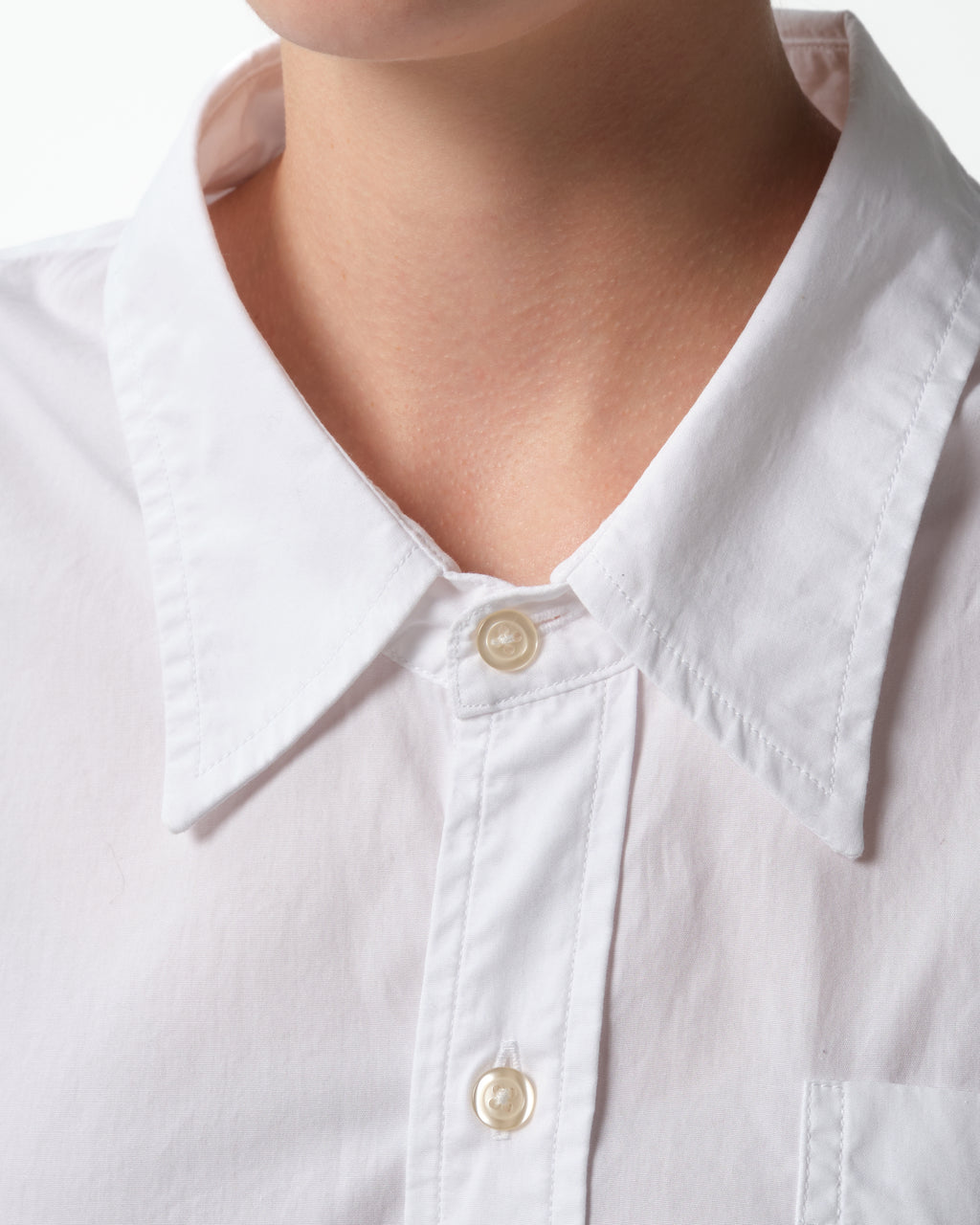 Drop Neck Oxford Shirt