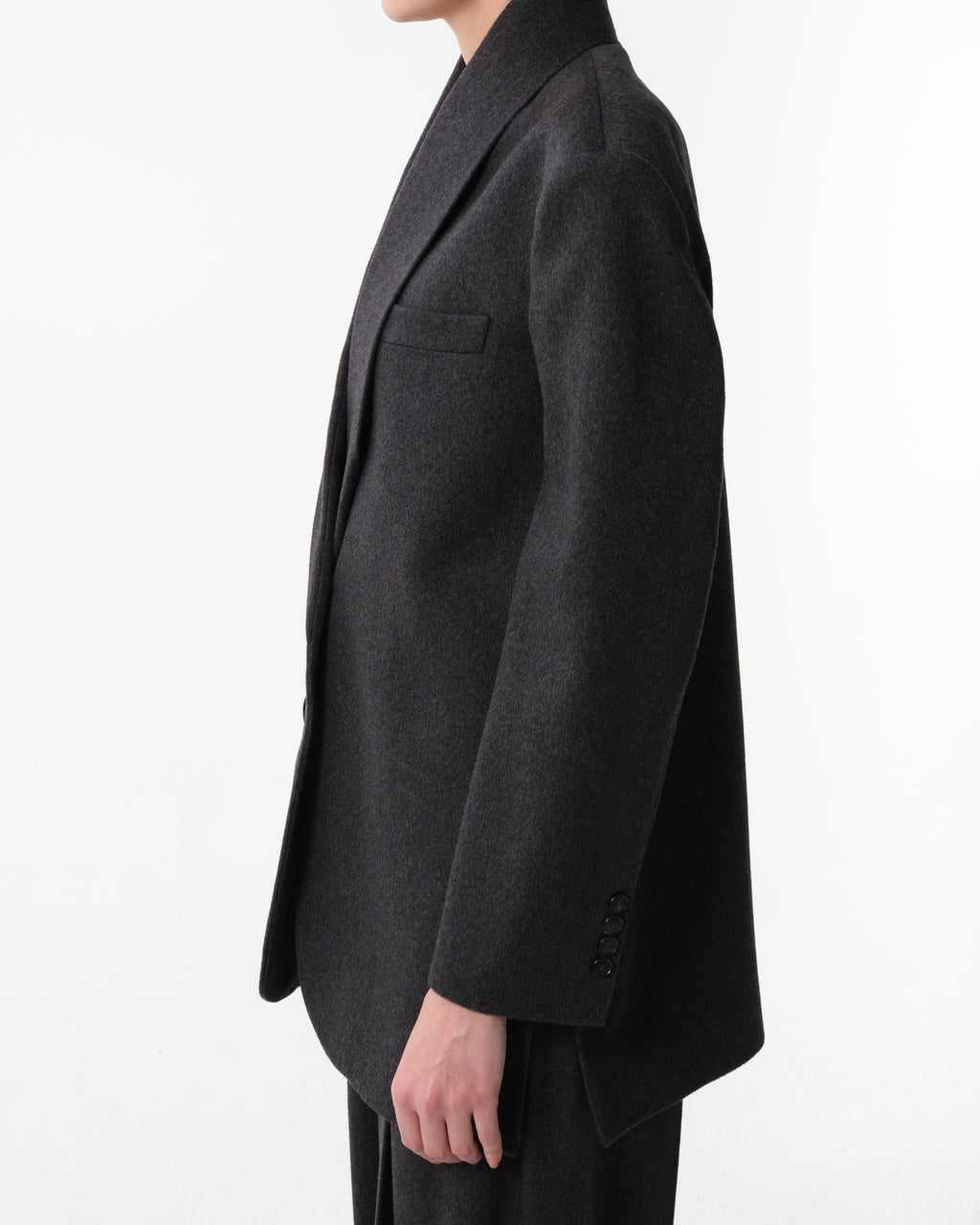 Cashmere Shawl Collar Blazer