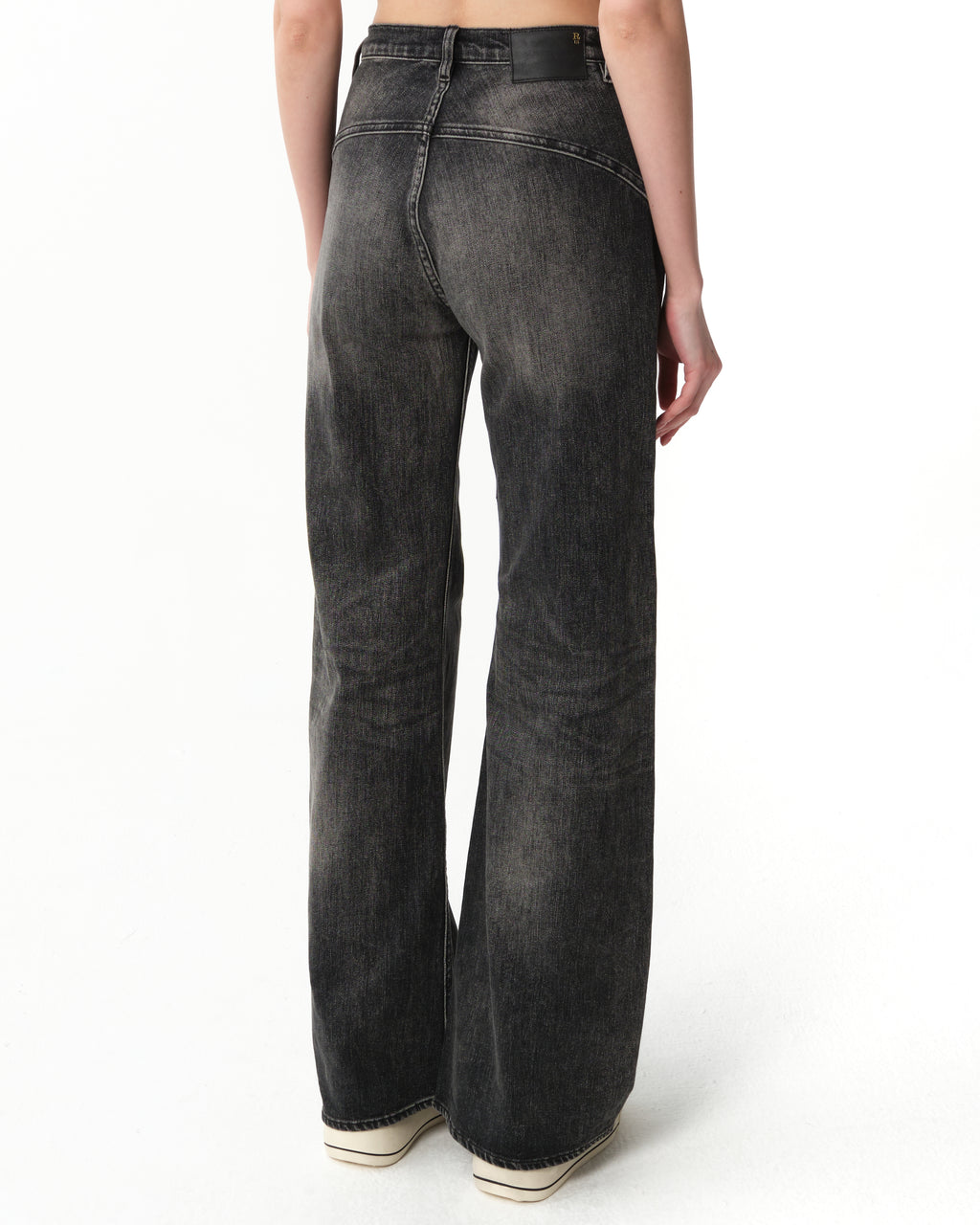 Twisted Seam Flare Jeans