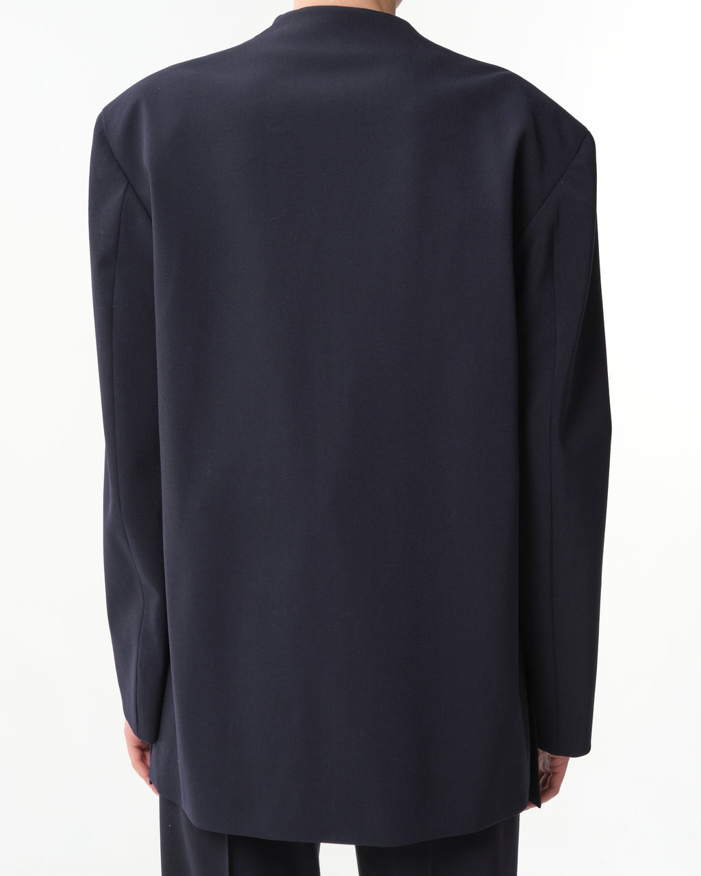 Belted Wool-Blend Blazer
