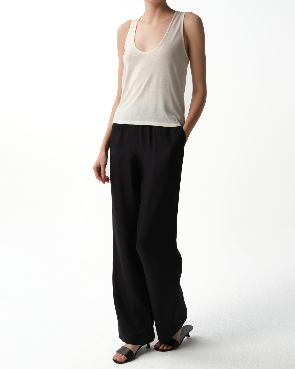 Alera Silk Twill Trousers