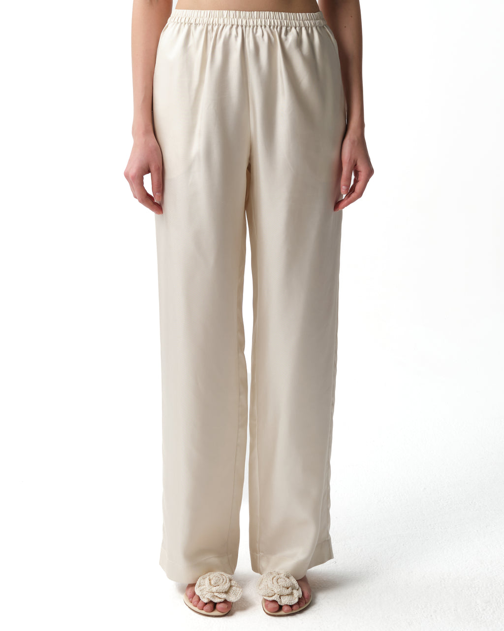 Alera Silk Twill Trousers