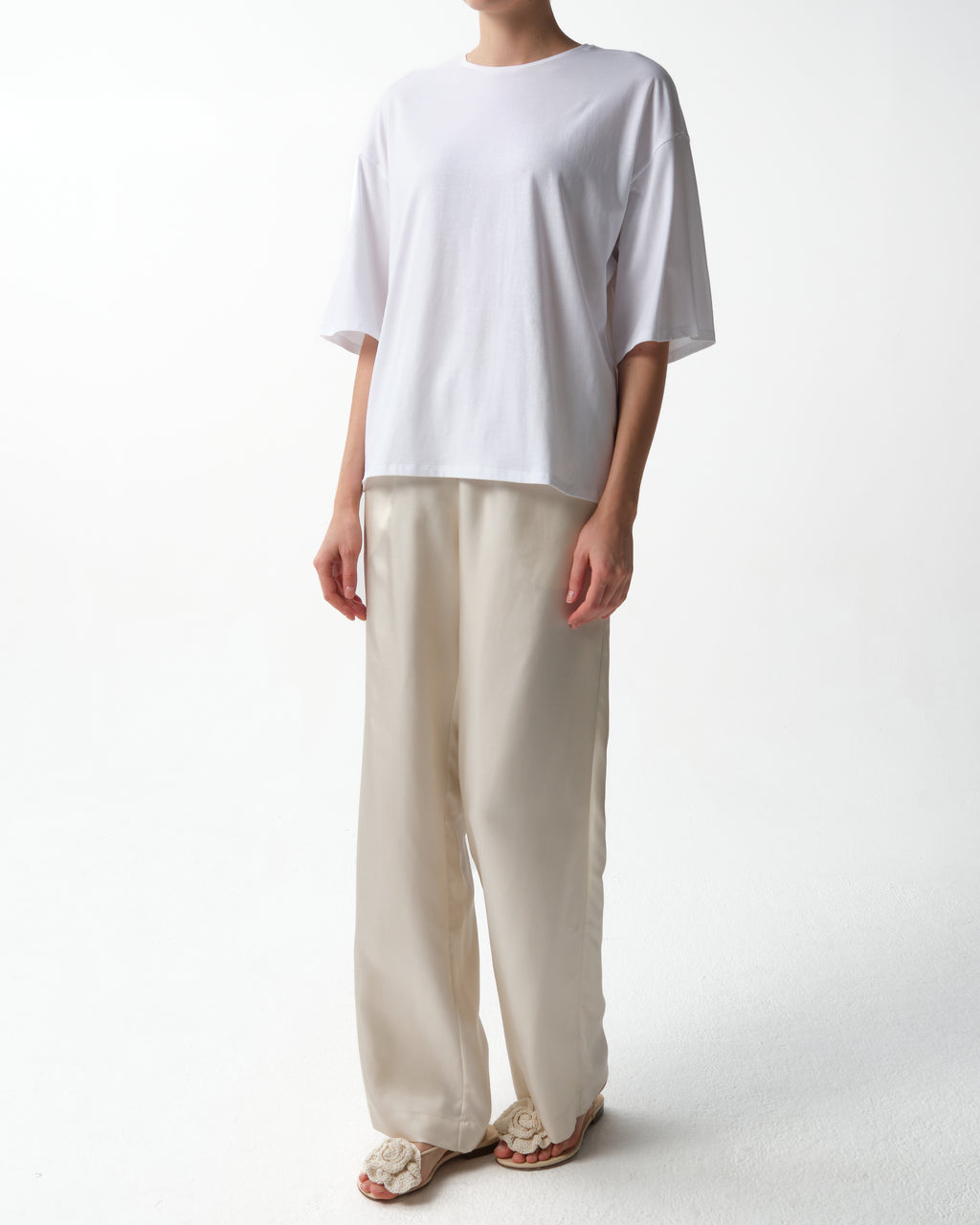Alera Silk Twill Trousers