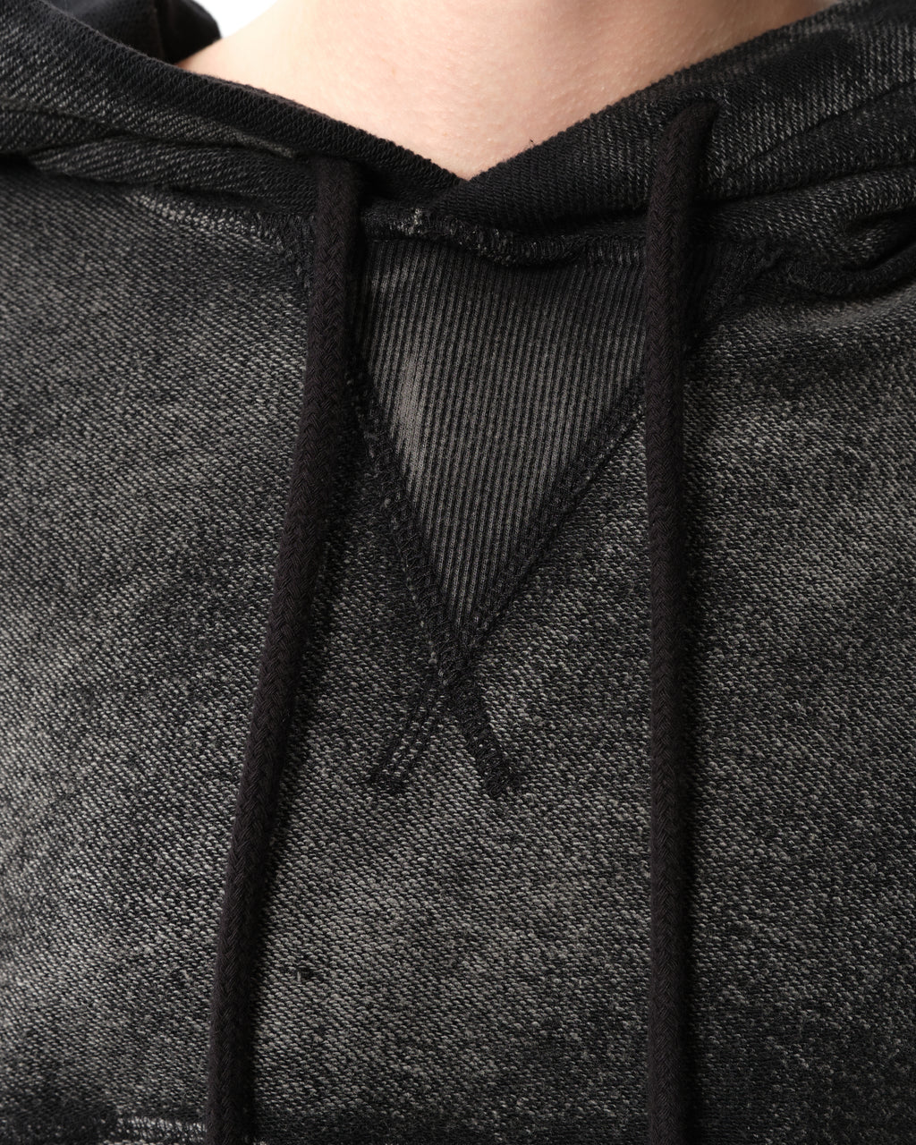 Washed-Effect Hoodie
