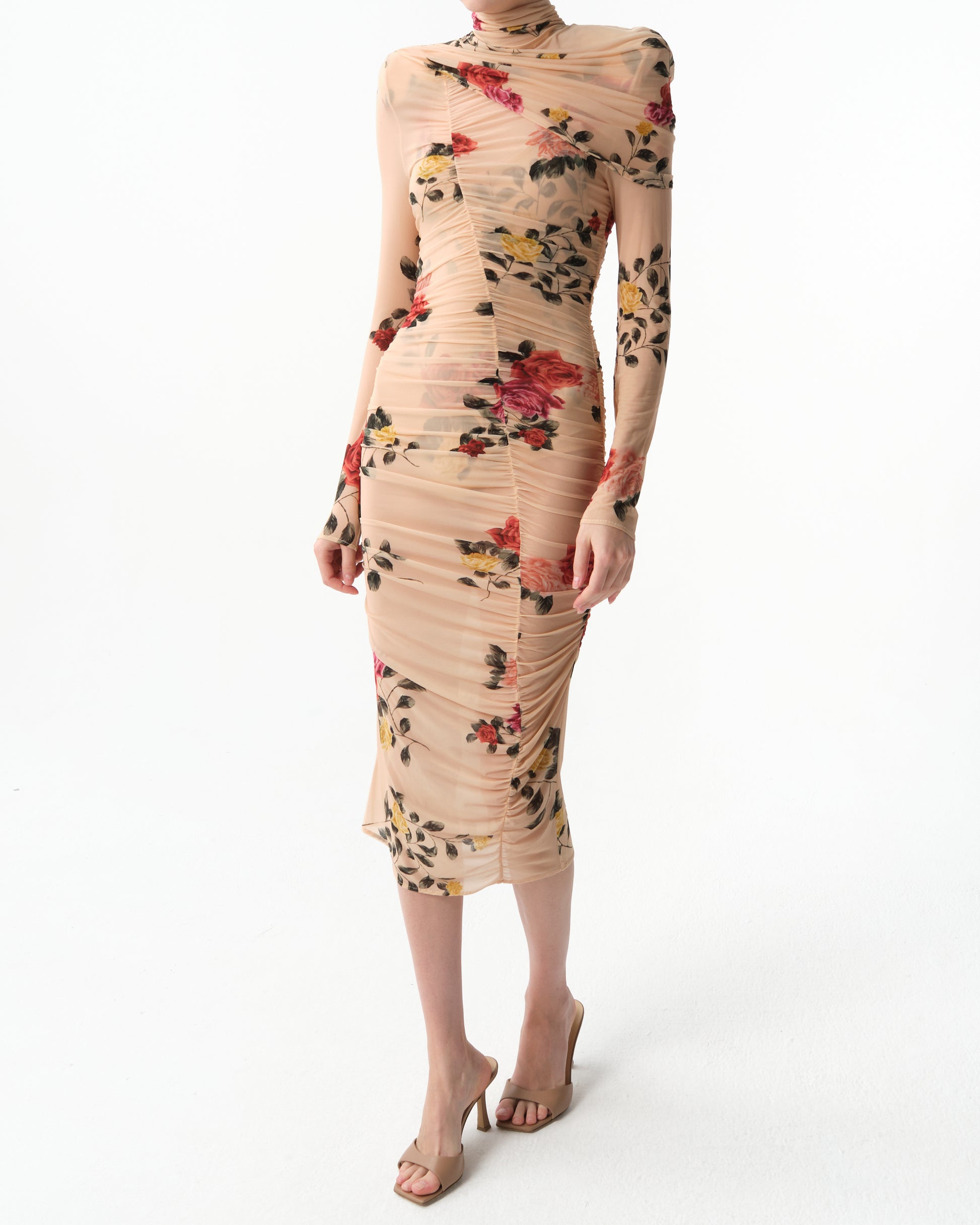 Floral Print Midi Dress