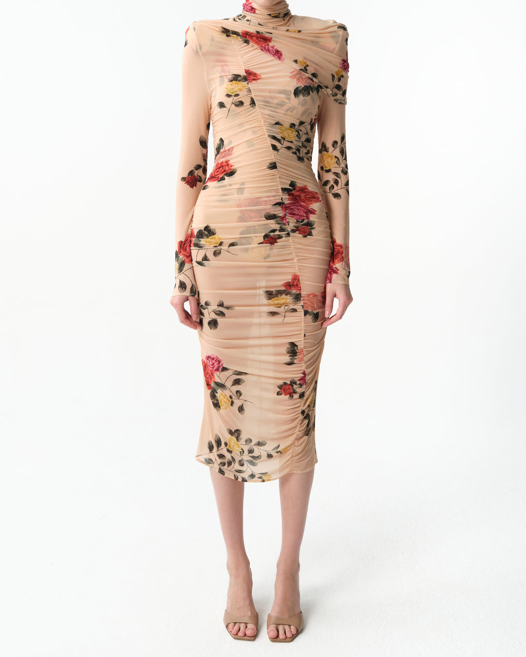 Floral Print Midi Dress