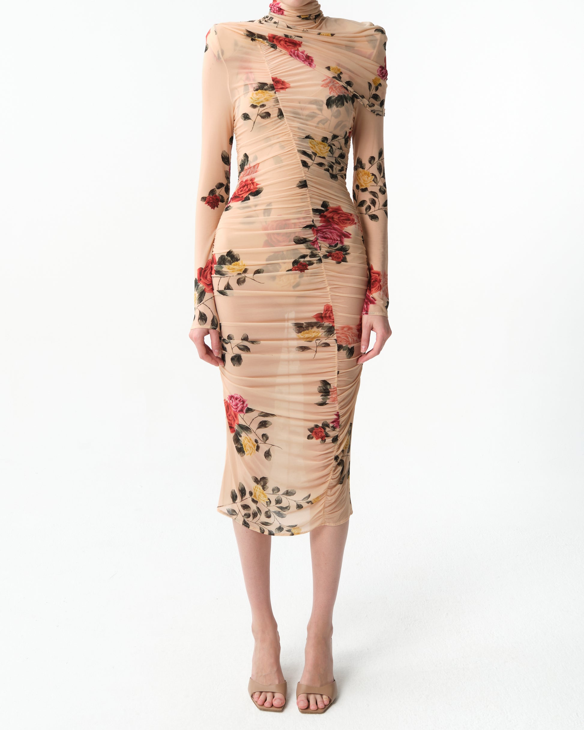 Floral Print Midi Dress