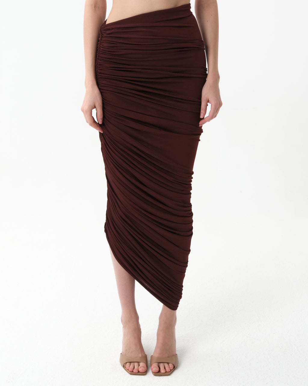 Asymmetric Maxi Skirt