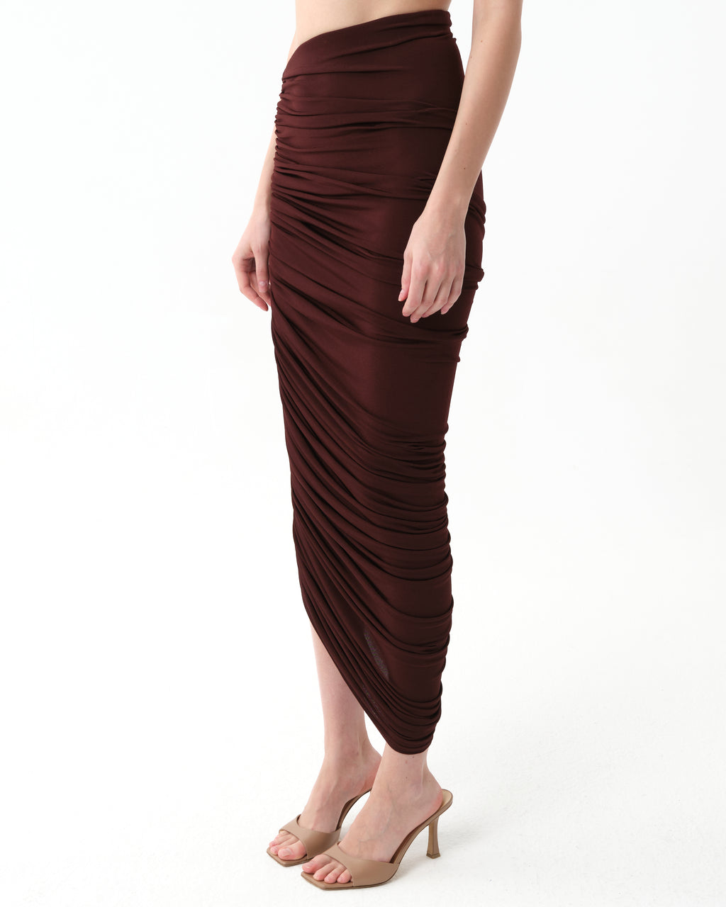 Asymmetric Maxi Skirt