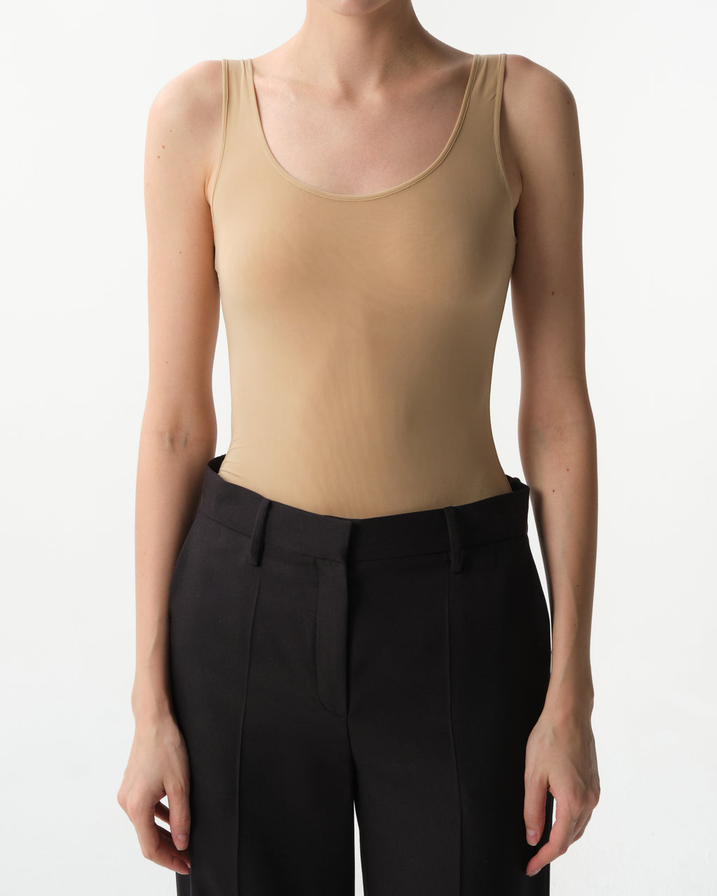 Stretch-Cupro Bodysuit