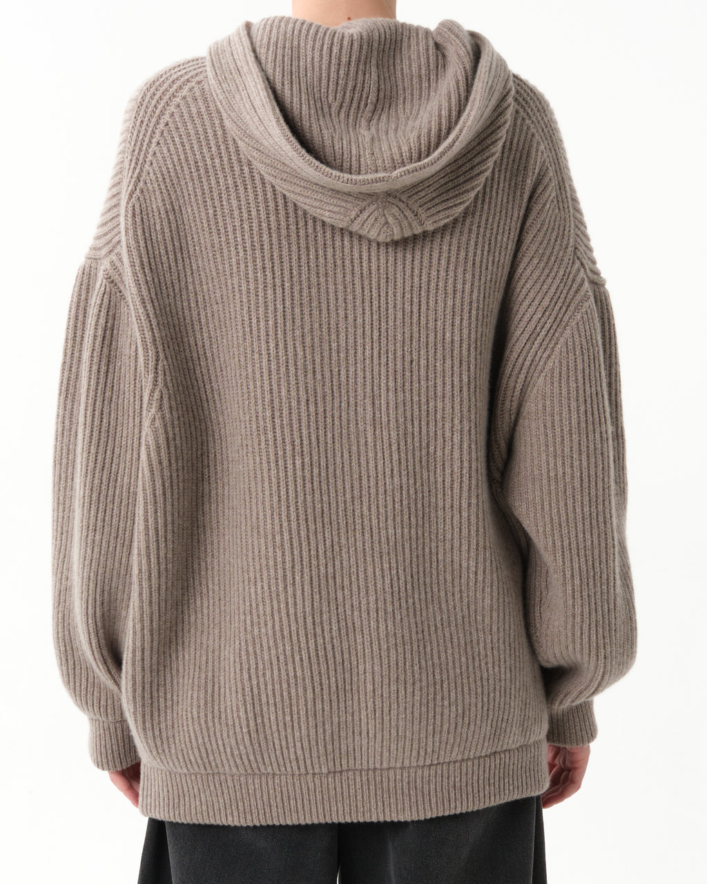 Hooded Knit Cardigan