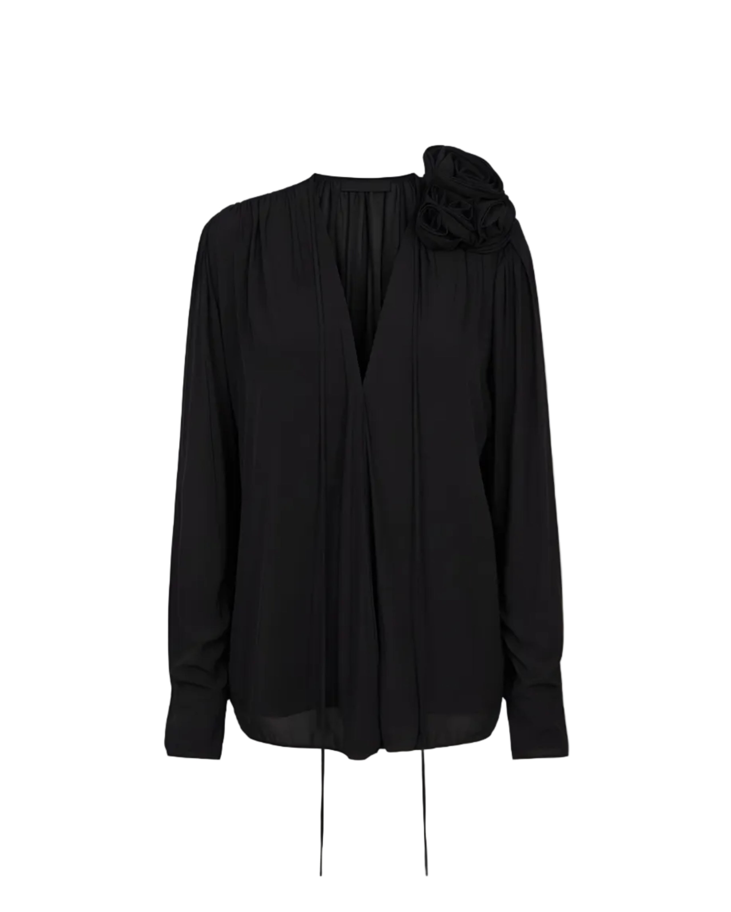Classic Flower Blouse in Jersey