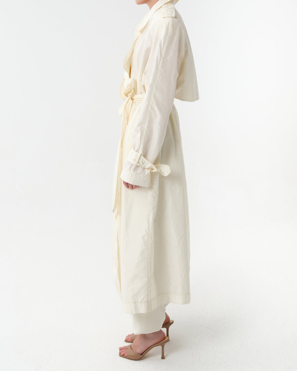 Silk Trench Coat