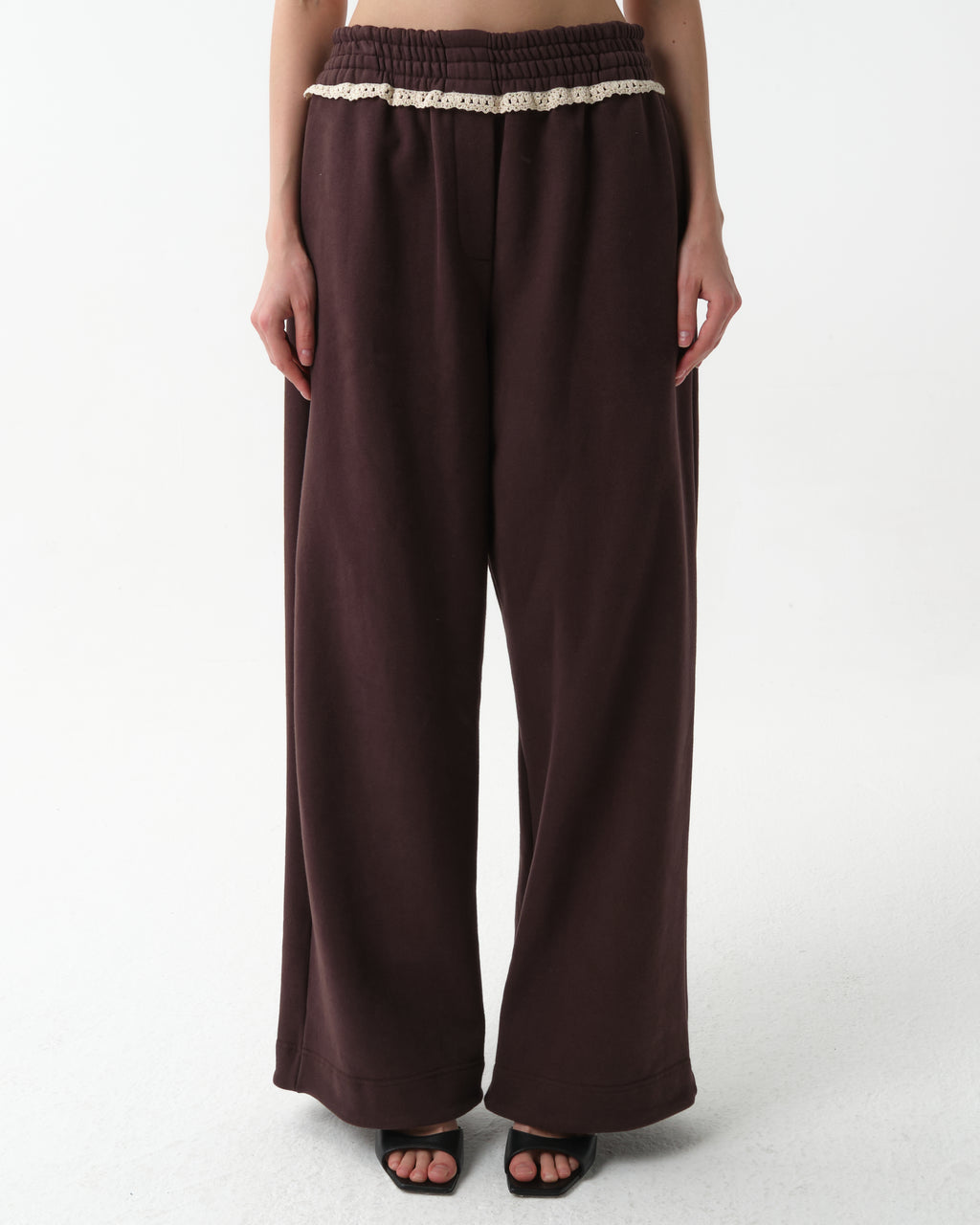 Lace-Detail Sweatpants