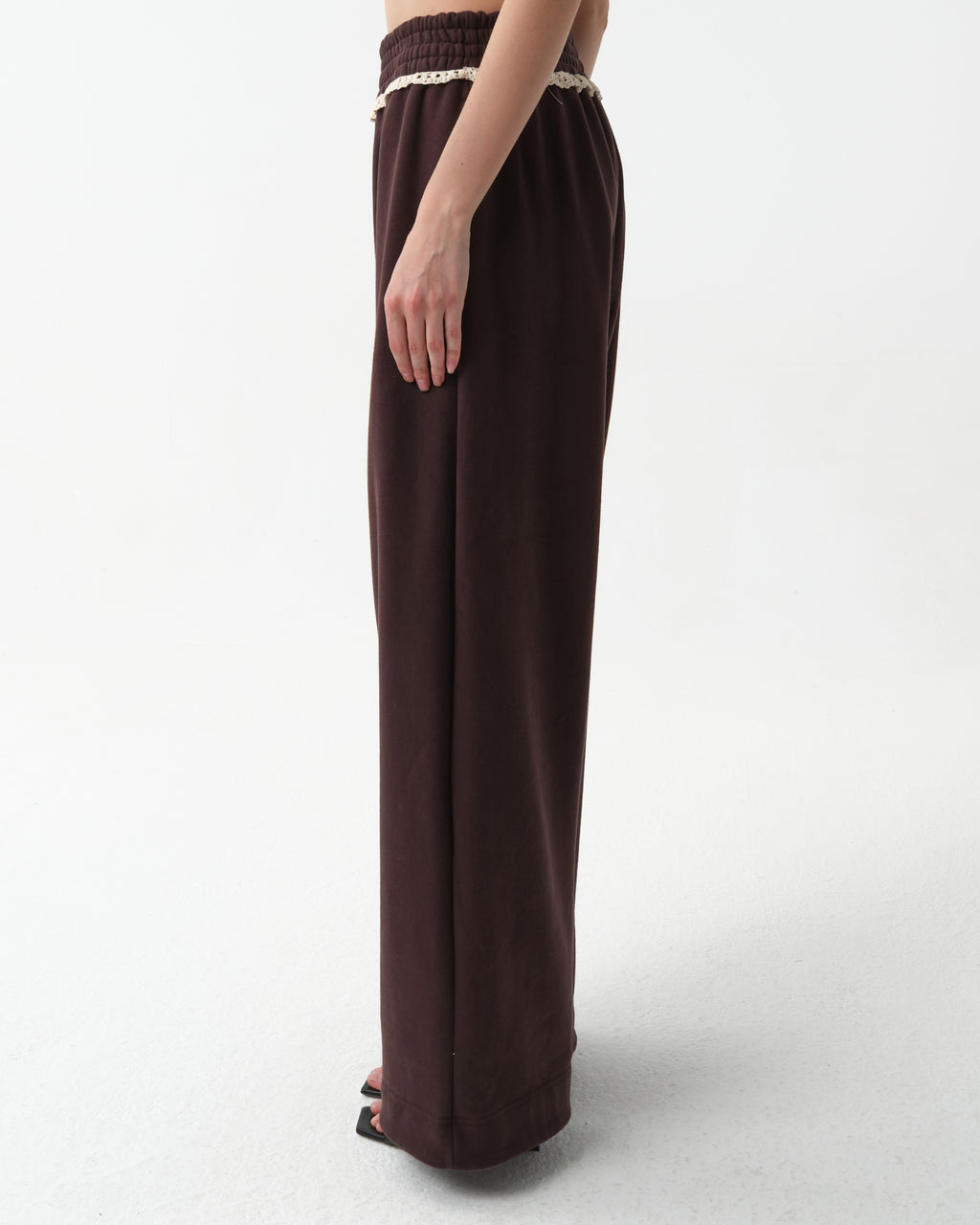 Lace-Detail Sweatpants