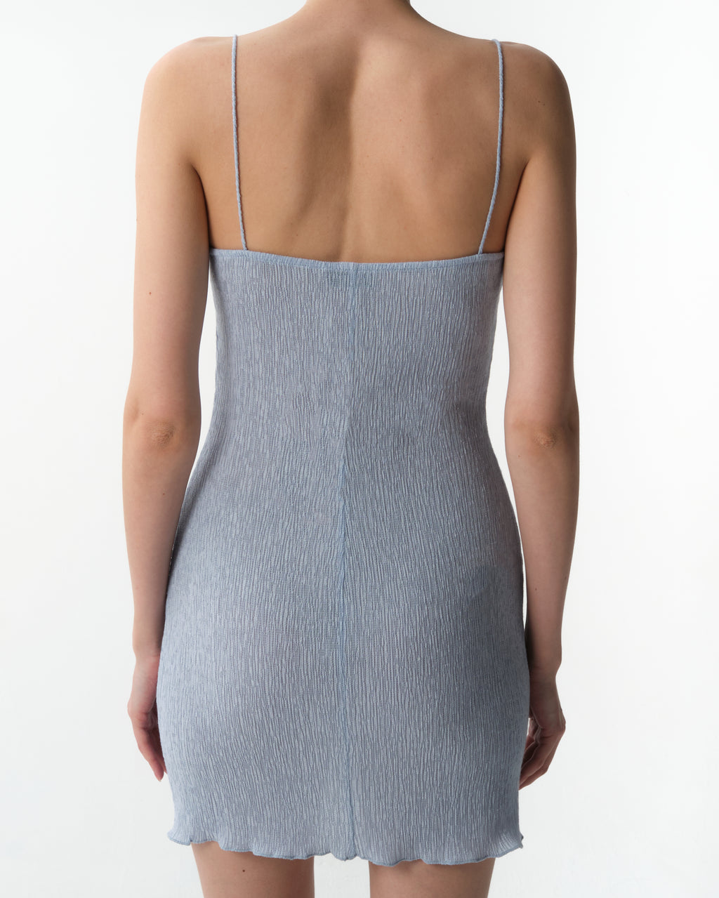 Embellished Textured Mini Dress
