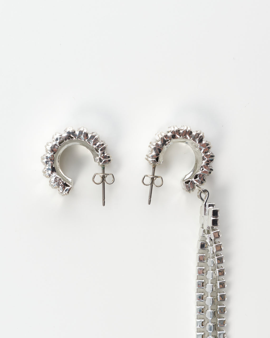 Cascade Hoop & Fringe Earrings
