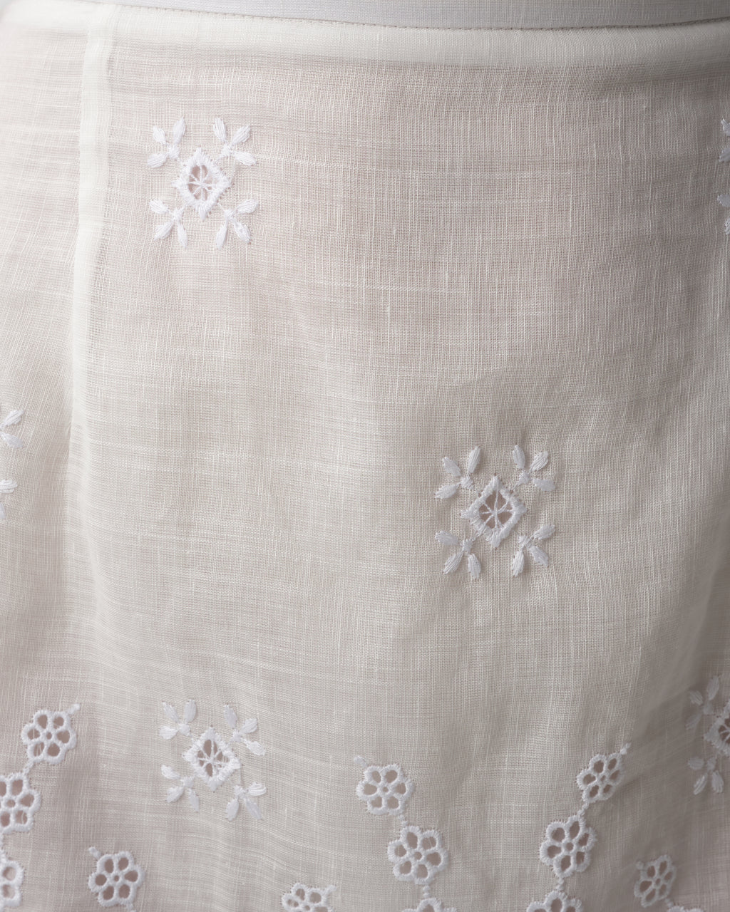 Embroidered Mini Skirt