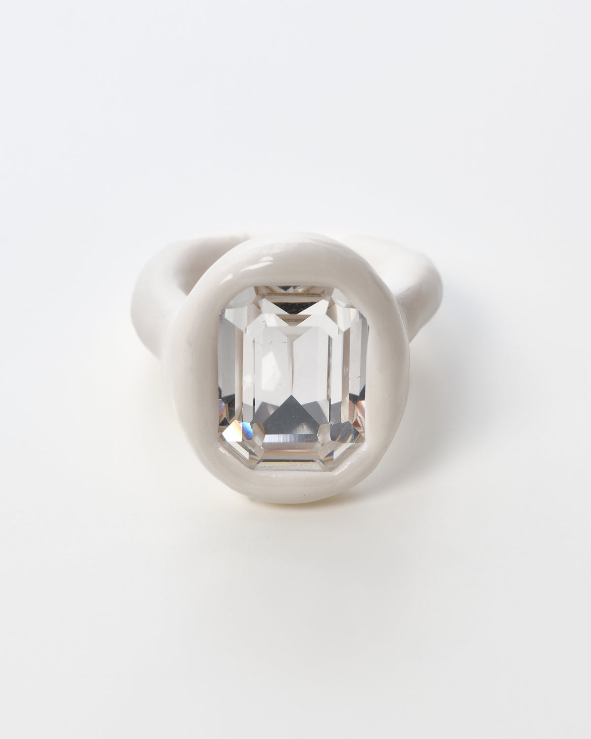 Octagon Emerald Cut Ring