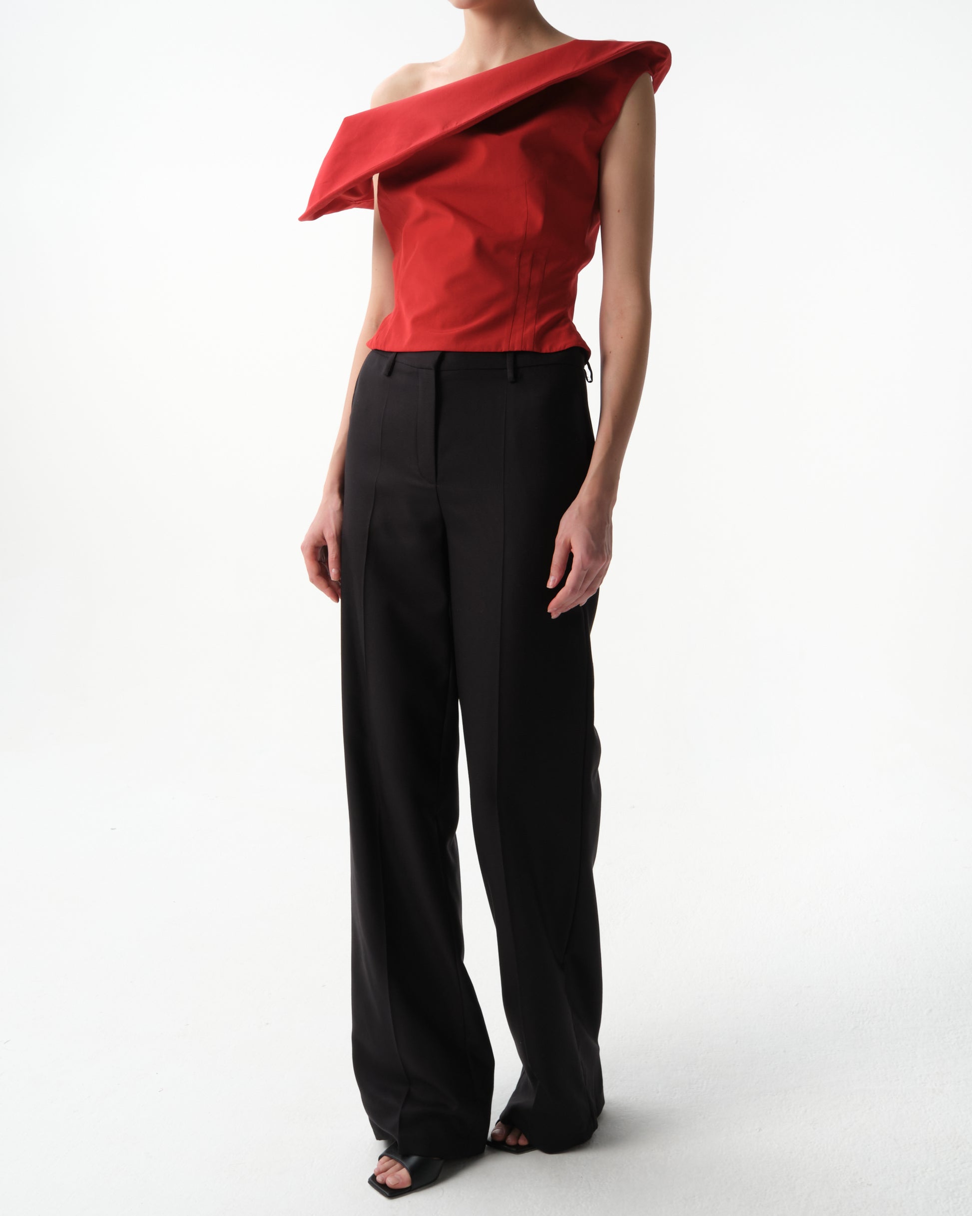 Asymmetric Sculptural Top
