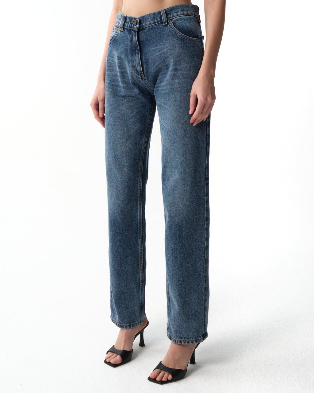 Low Waist Straight Leg Denim