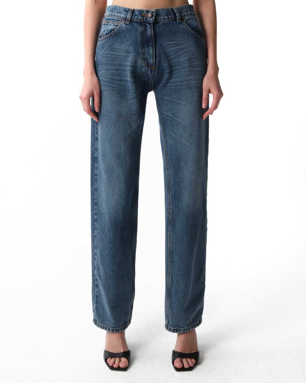 Low Waist Straight Leg Denim