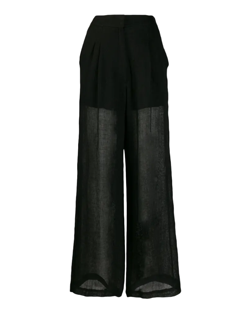 Sohag Linen Wide-Leg Pants