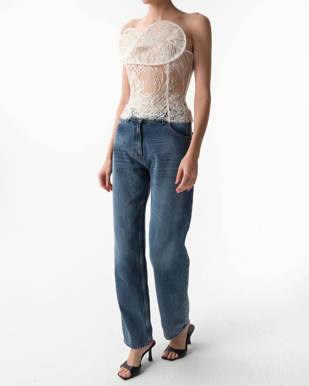 Low Waist Straight Leg Denim