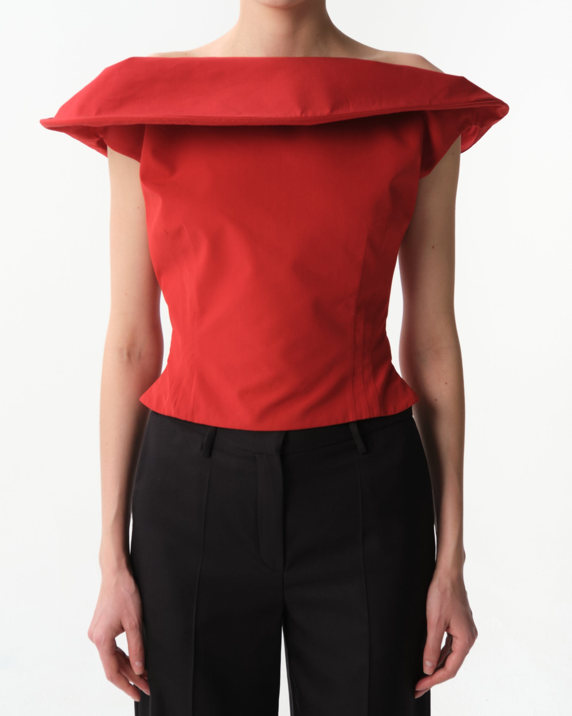 Asymmetric Sculptural Top
