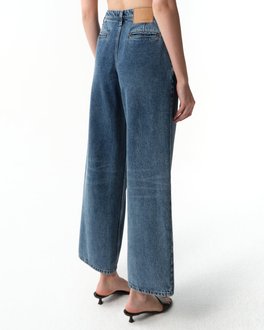 Wide Leg Denim Pants