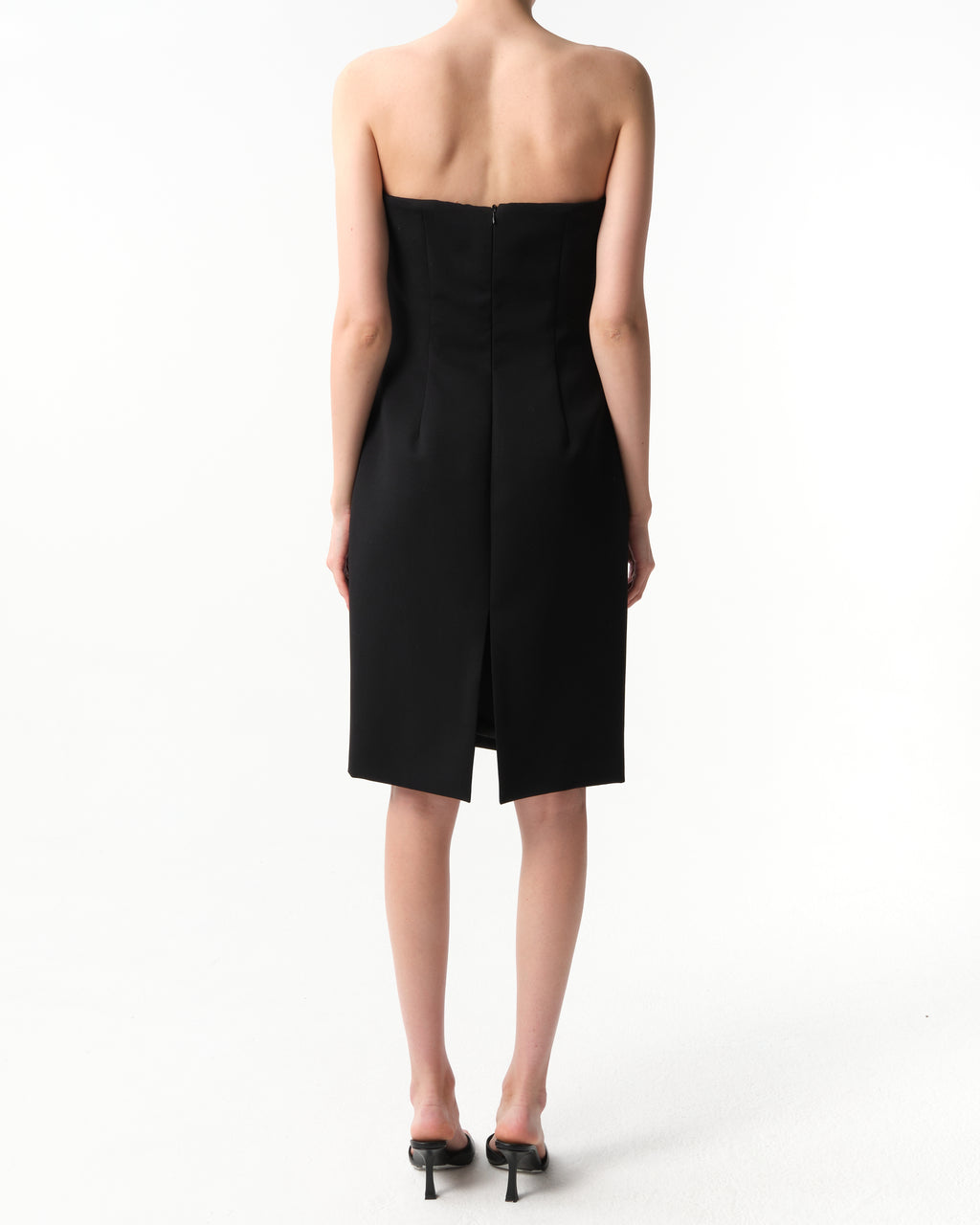 Crystal-Embellished Midi Dress