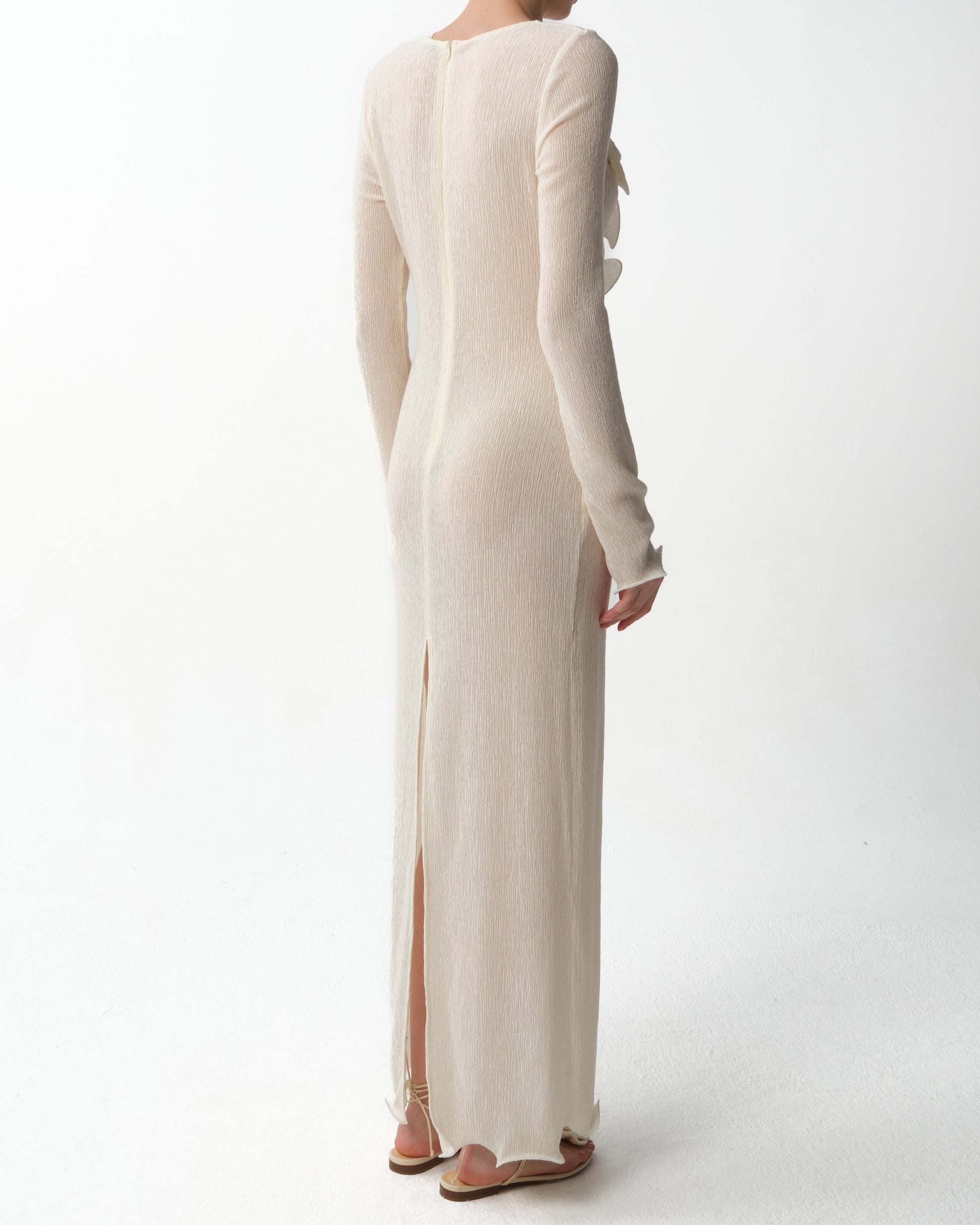 Beach Maxi Dress in Crepe