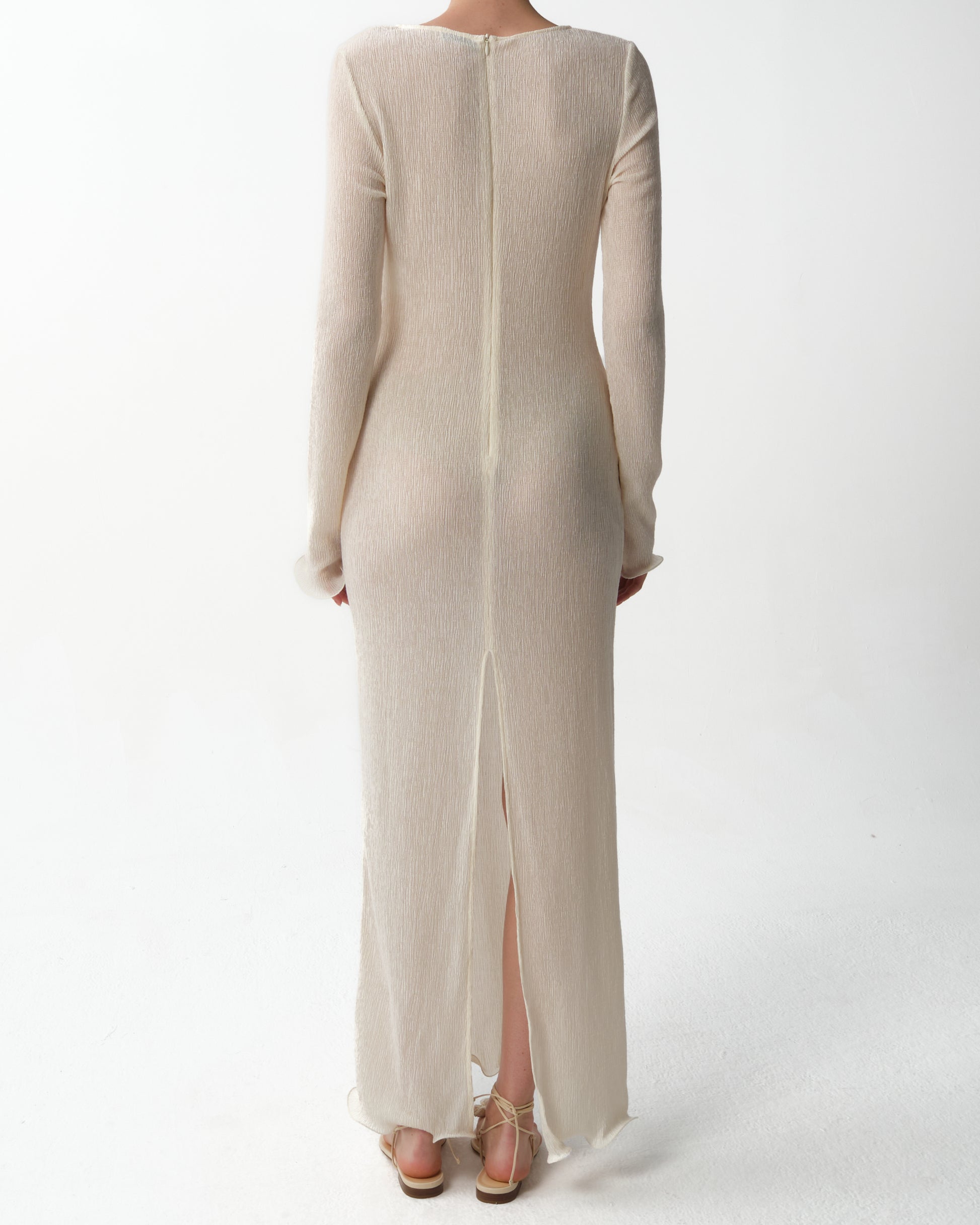 Beach Maxi Dress in Crepe