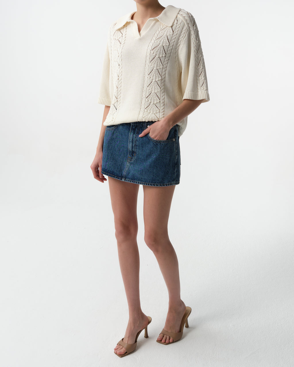 Denim Mini Skirt