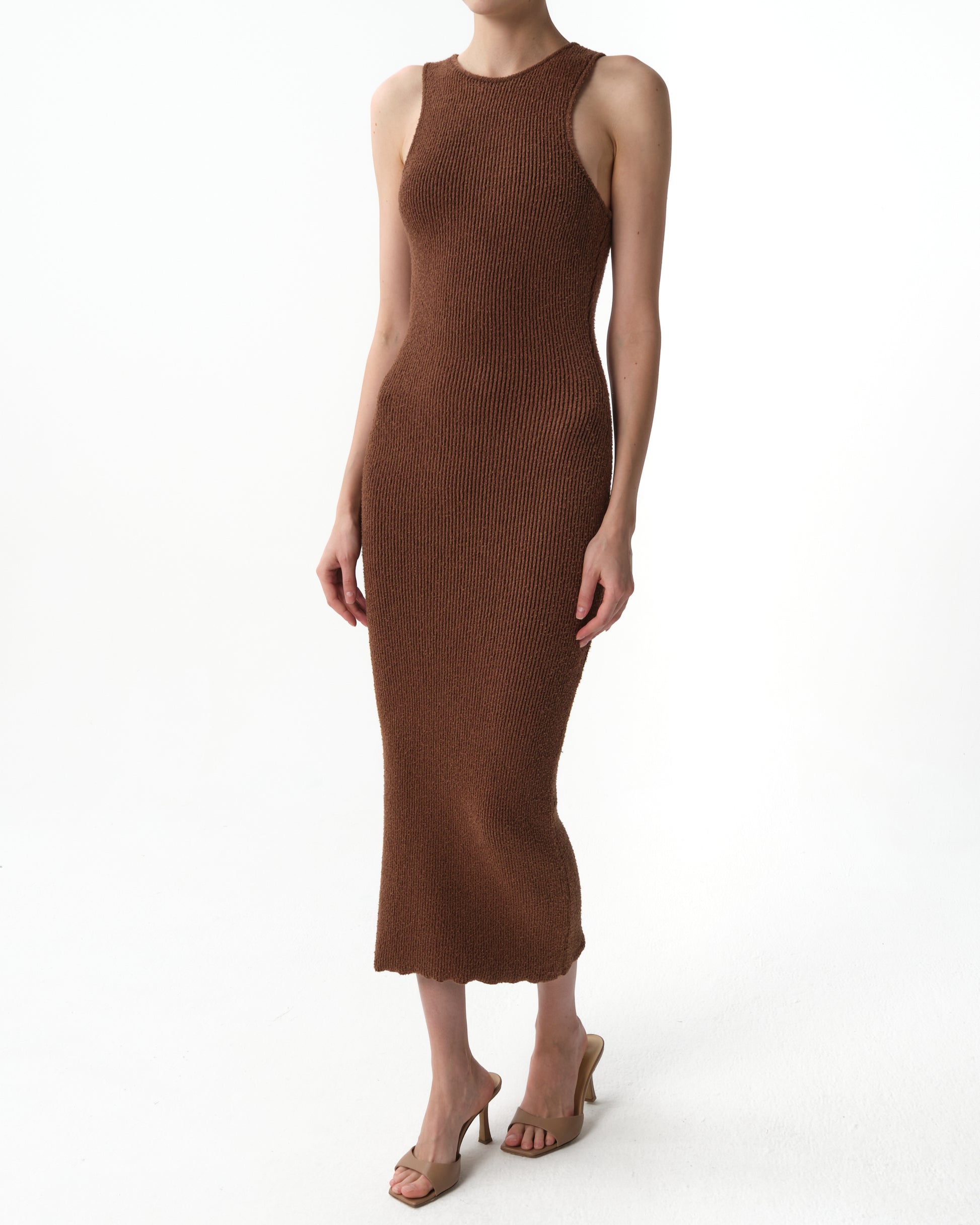Sculptural Midi Dress