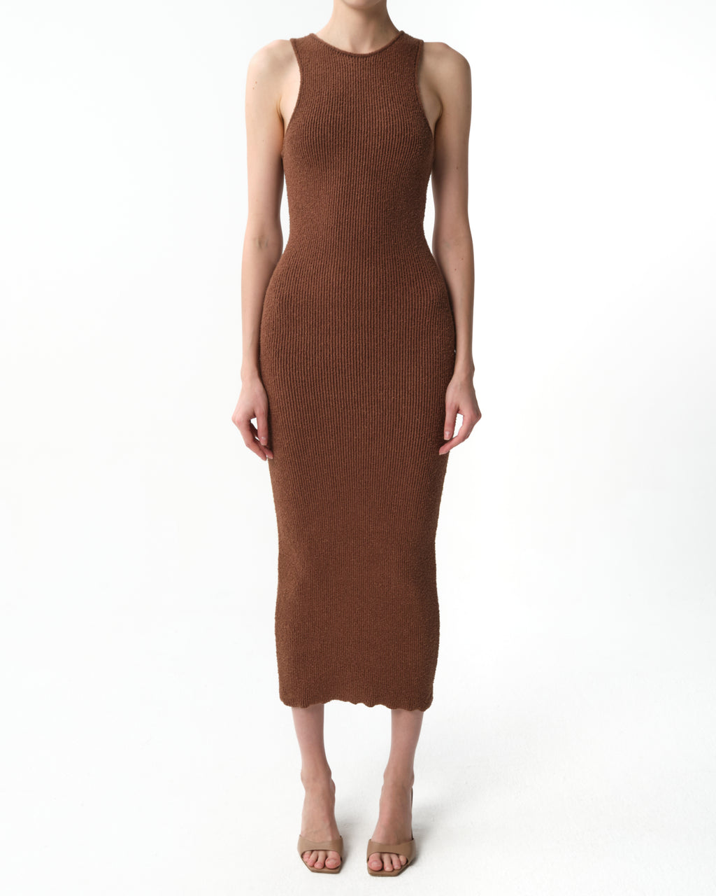 Sculptural Midi Dress