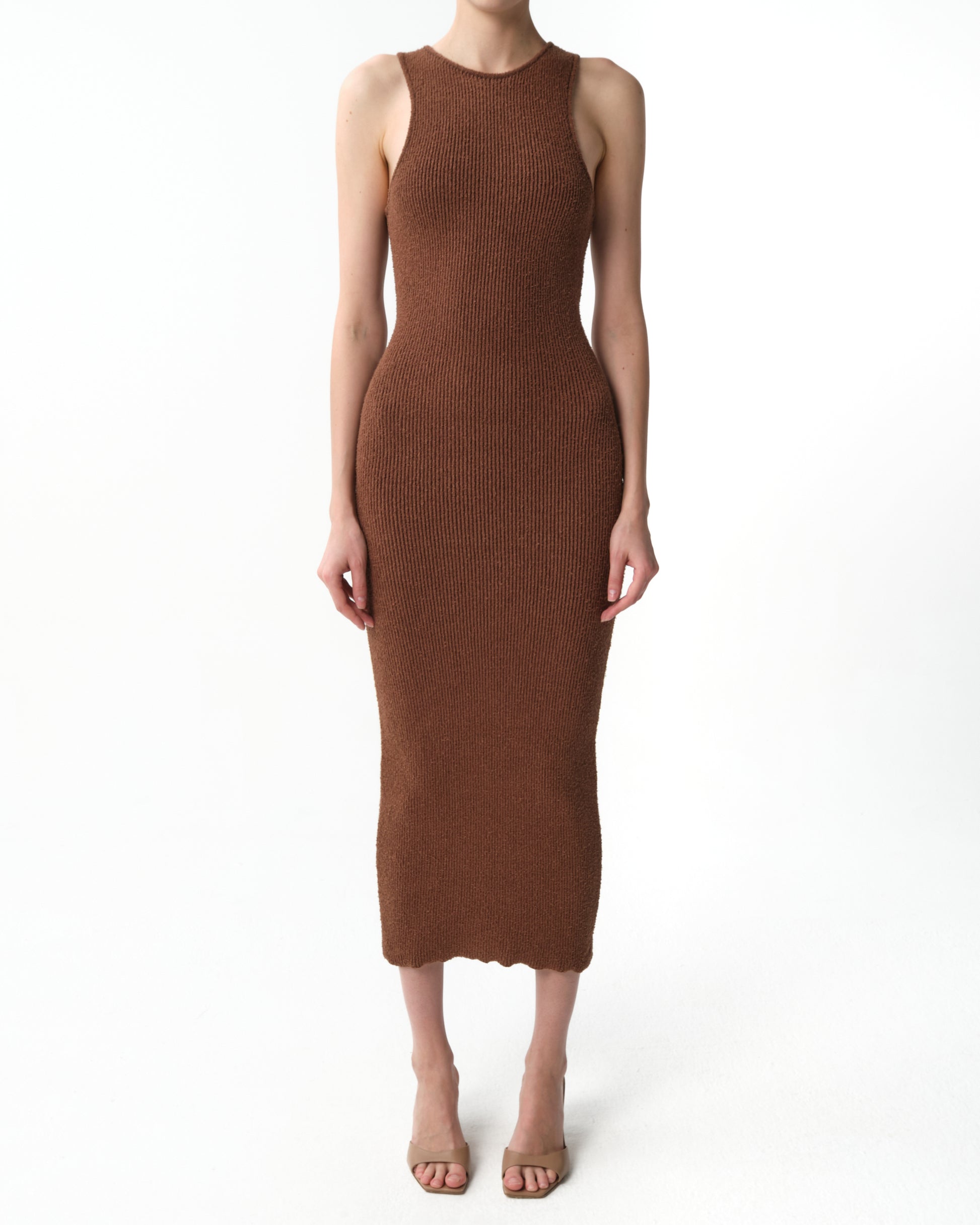 Sculptural Midi Dress