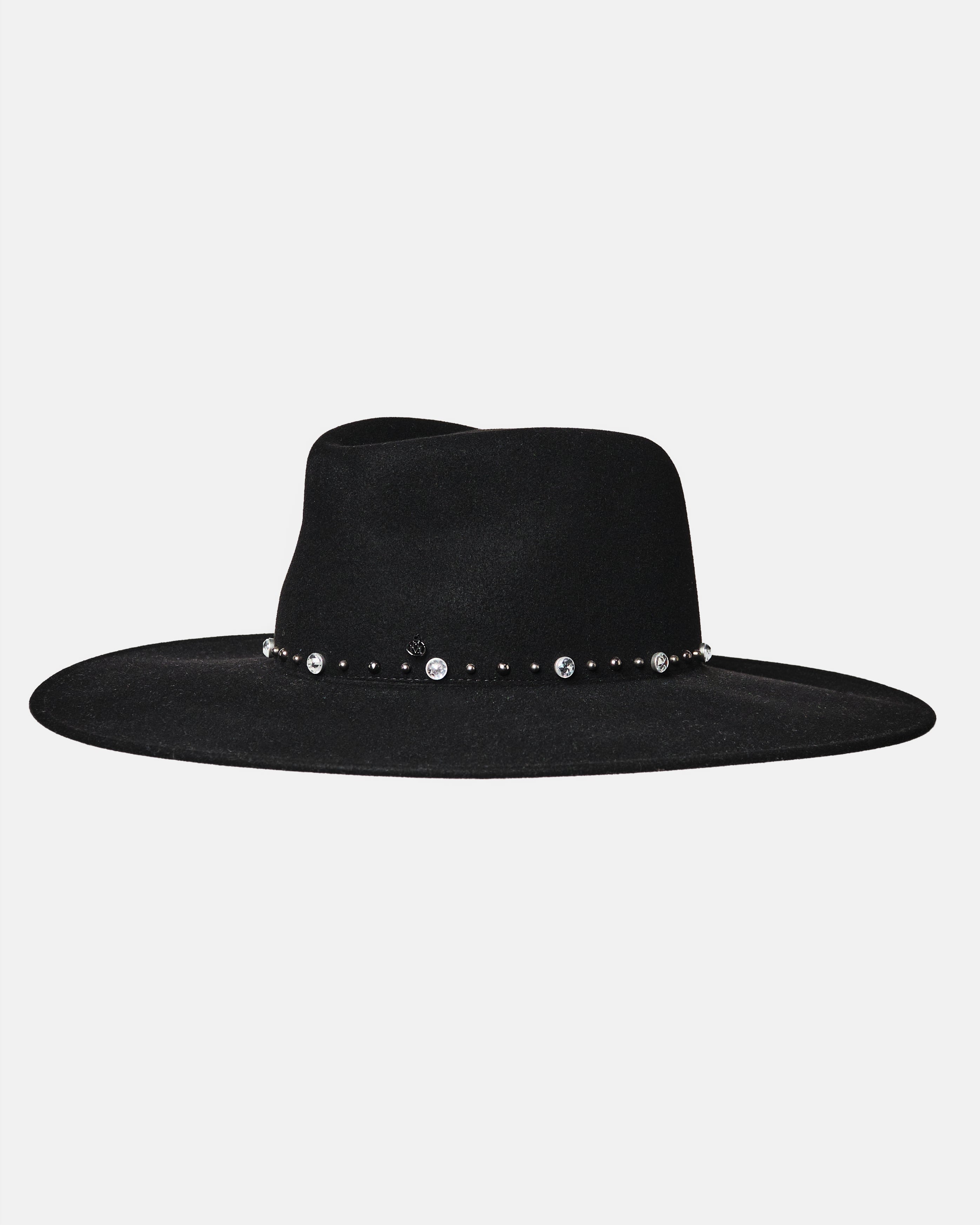 Crystal-Embellished Hat