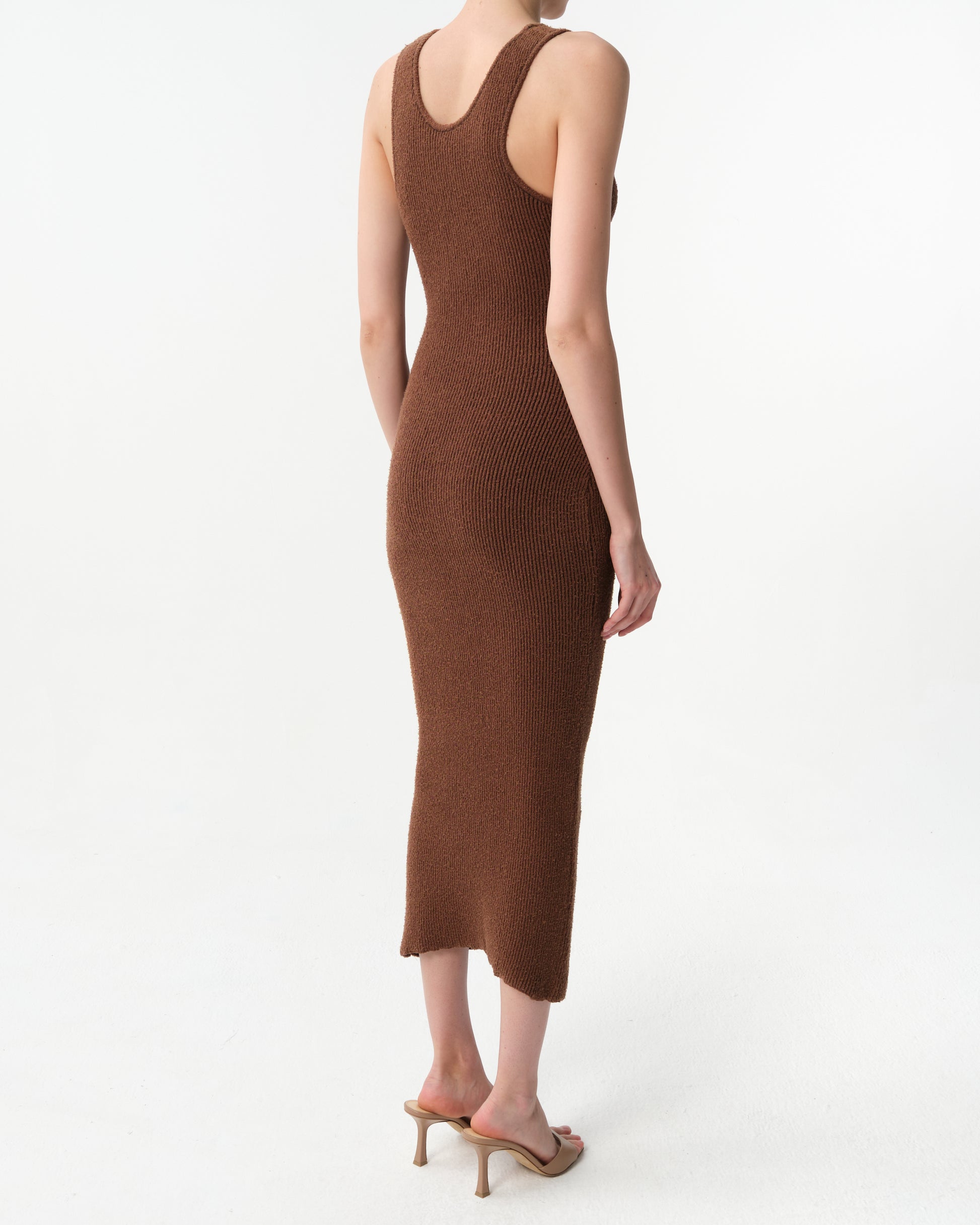 Sculptural Midi Dress