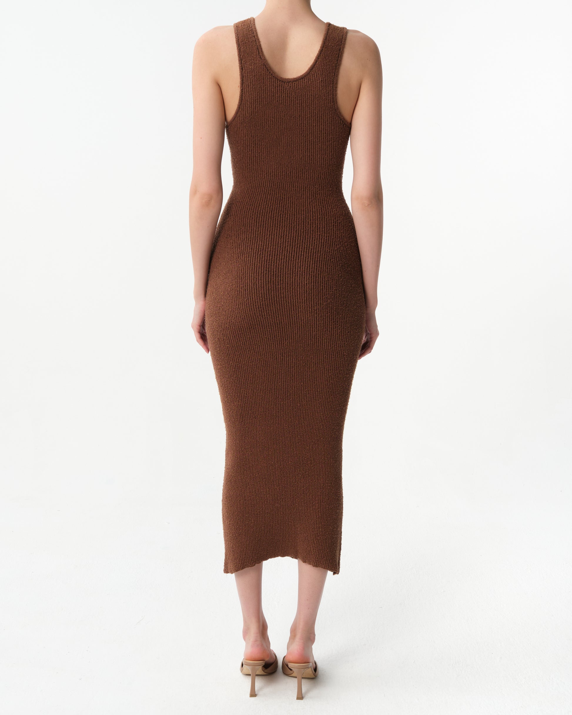 Sculptural Midi Dress