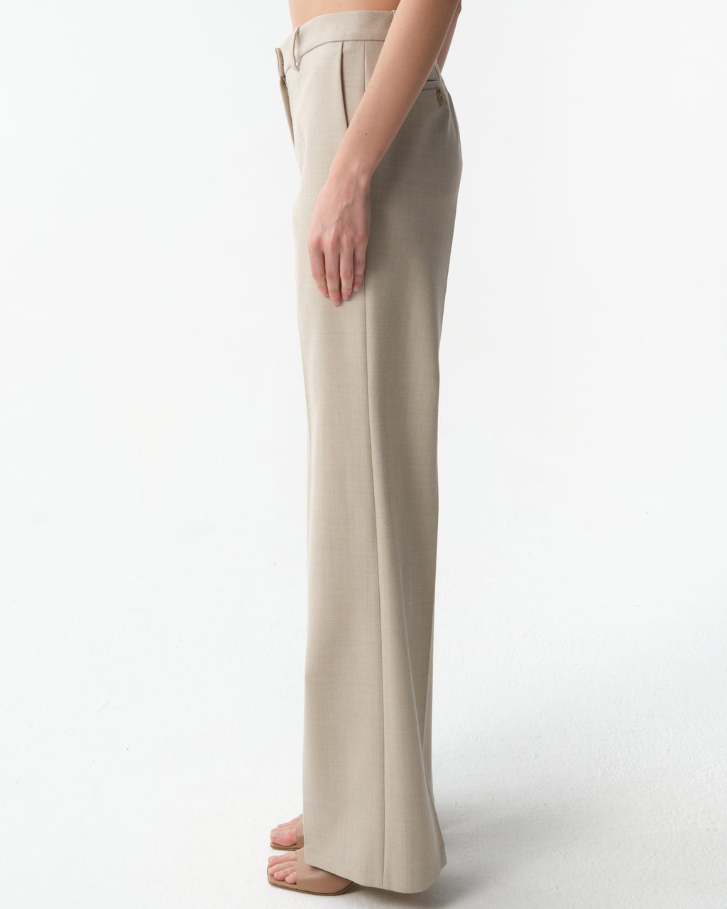 Front-Pleat Classic Trousers