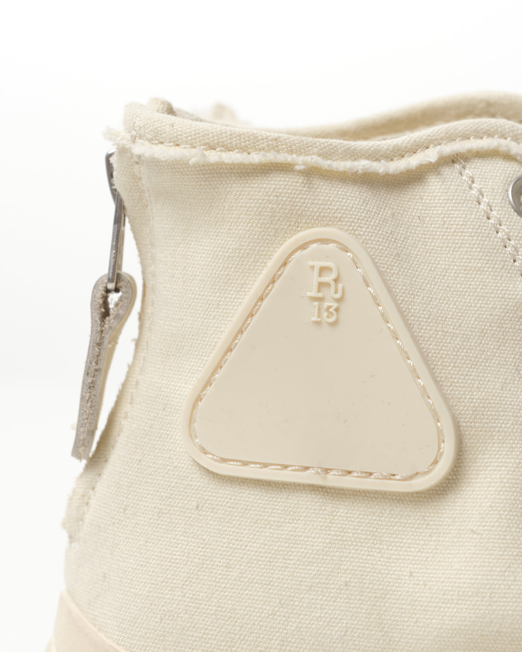 Back-Zip High-Top Sneakers
