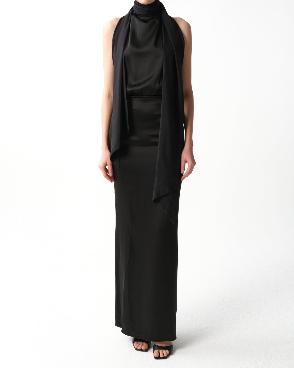 Black Adiance Halterneck Dress